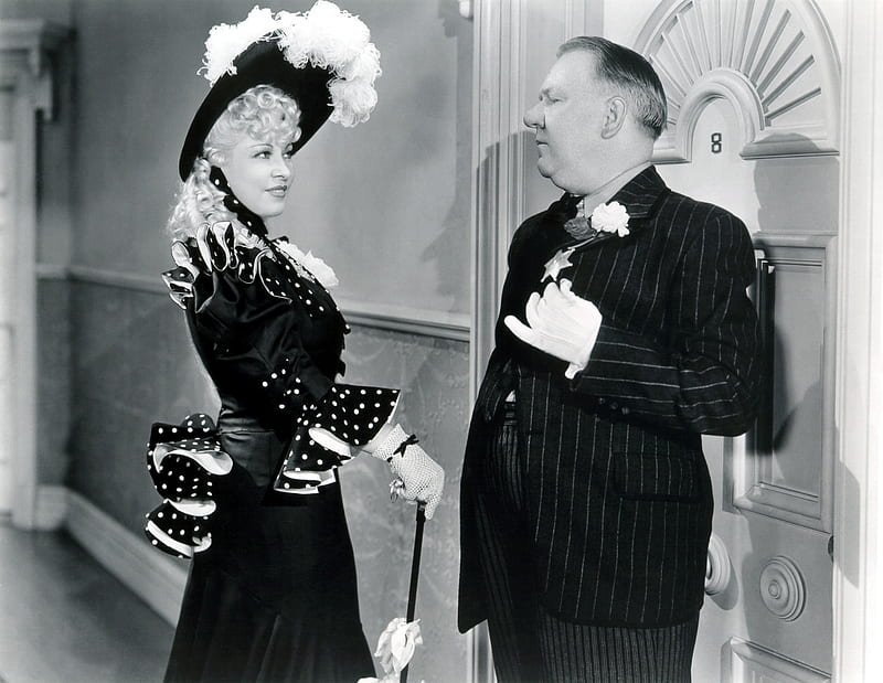 William Claude Dunkenfeild and Mae West, comedy, movie, old, friends, HD wallpaper