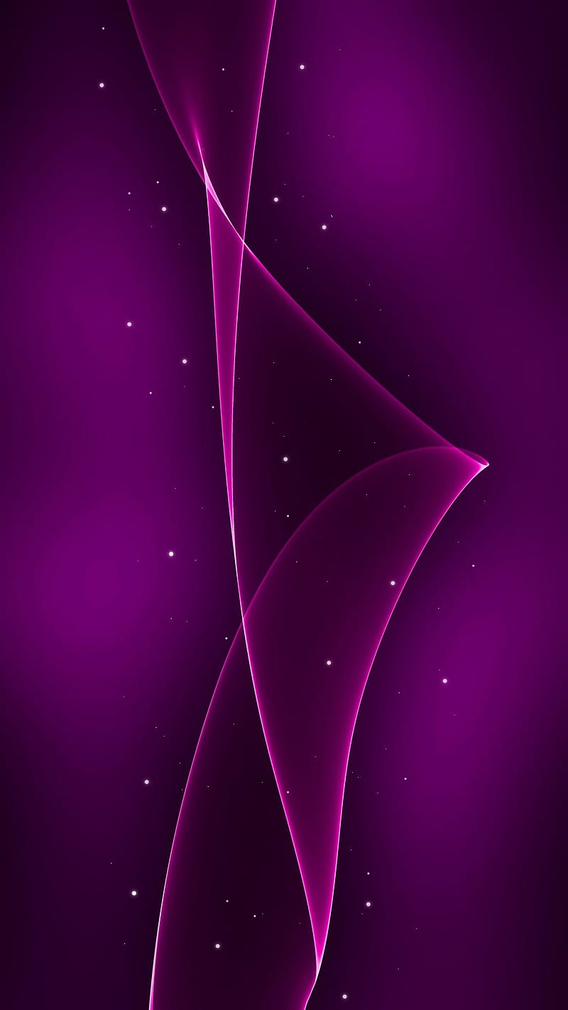 Abstract, art, desenho, purple, s8, star, wave, HD phone wallpaper