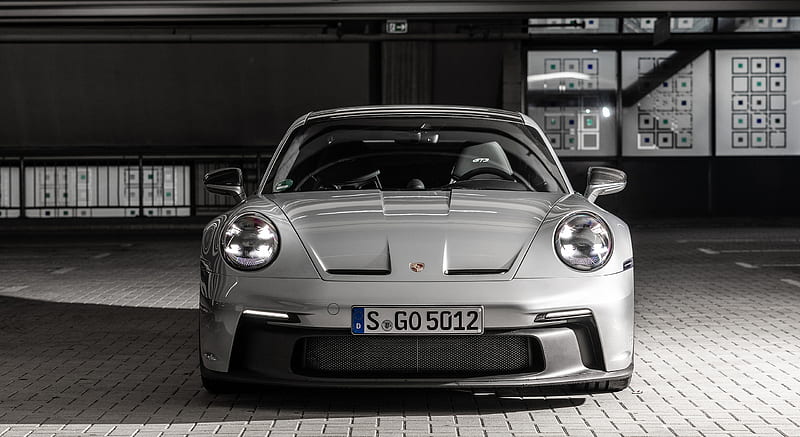 2022 Porsche 911 GT3 (Color: Dolomite Silver Metallic) - Front , car, HD wallpaper