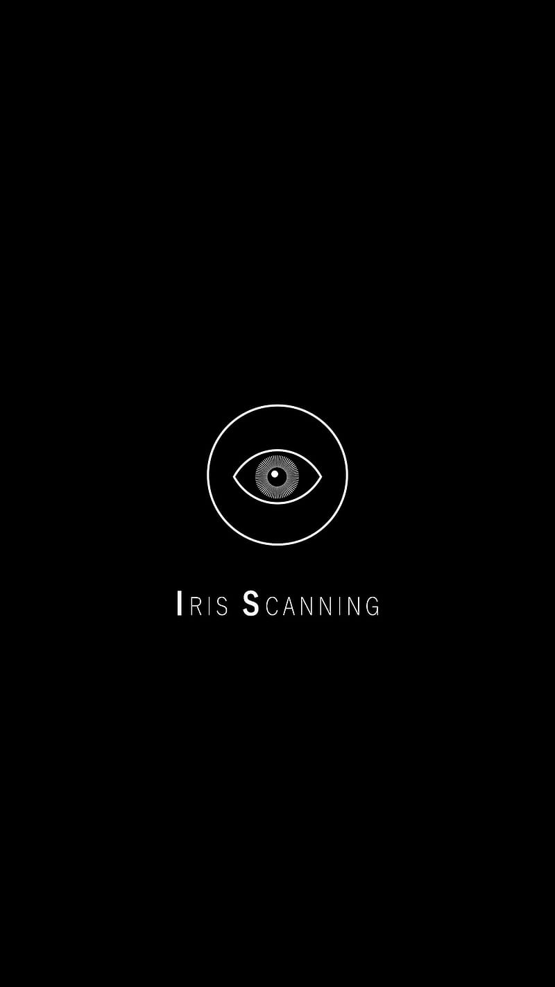 Iris Scanning, 2017, black, edge, galaxy, note, plus, s8, samsung, security, HD phone wallpaper