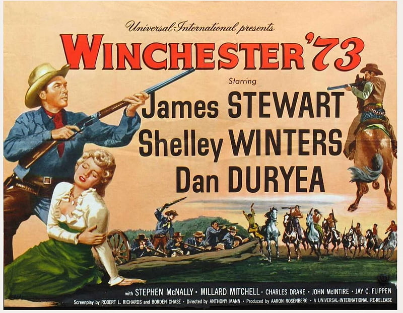Classic Movies - Winchester '73 (1950), Classic Movies, James Stewart, Dan Duryea, Winchester 73, Westerns, Shelley Winters, HD wallpaper