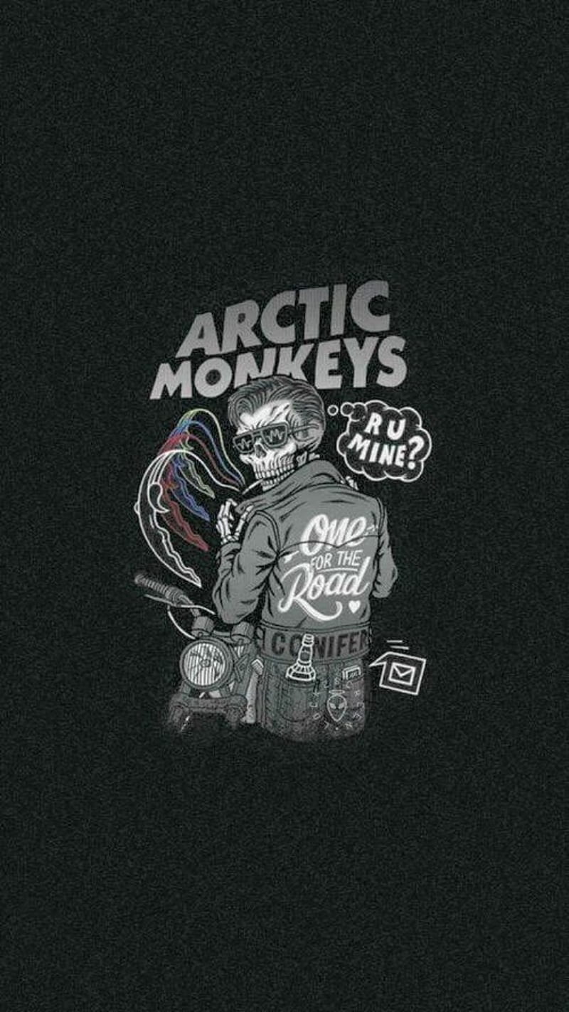 Download Arctic Monkeys' Logo In A Pattern Indie Phone Wallpaper |  Wallpapers.com