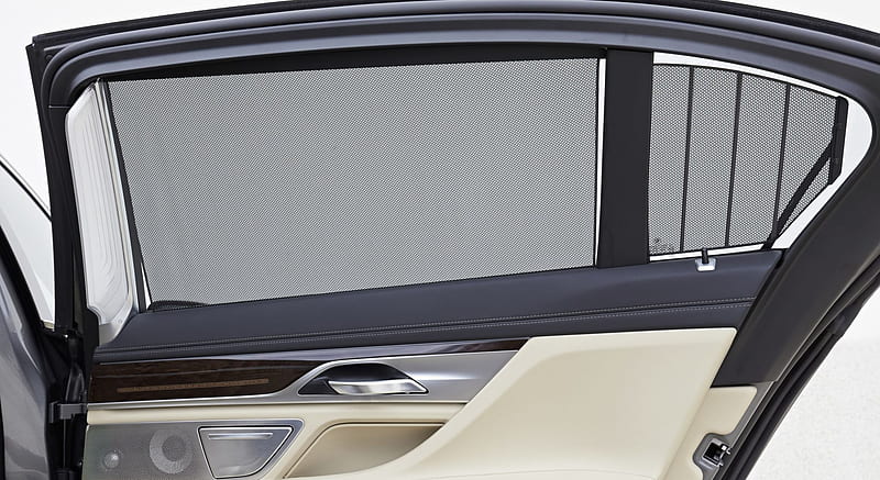 2016 BMW 750Li xDrive - Privacy Curtains - Interior Detail , car, HD wallpaper