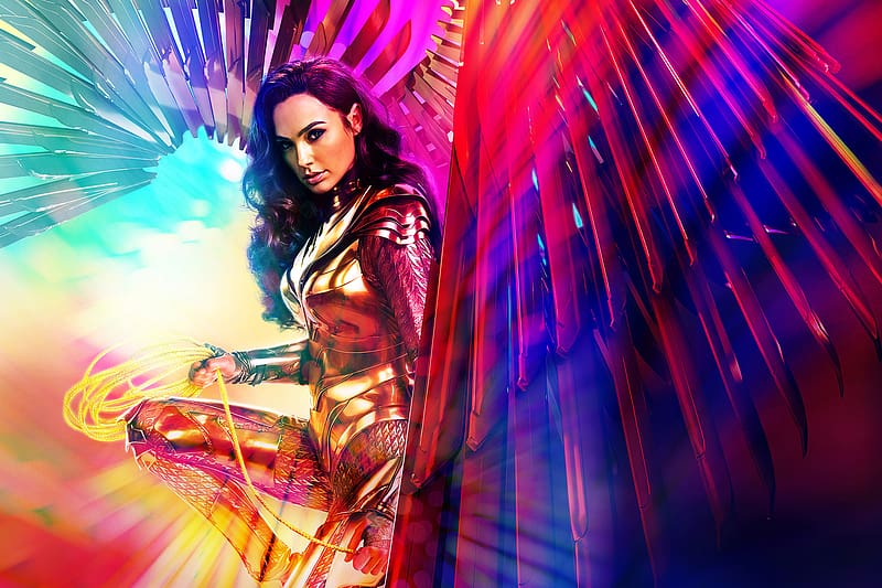 Wings, Armor, Movie, Diana Prince, Wonder Woman, Gal Gadot, Wonder Woman 1984, HD wallpaper