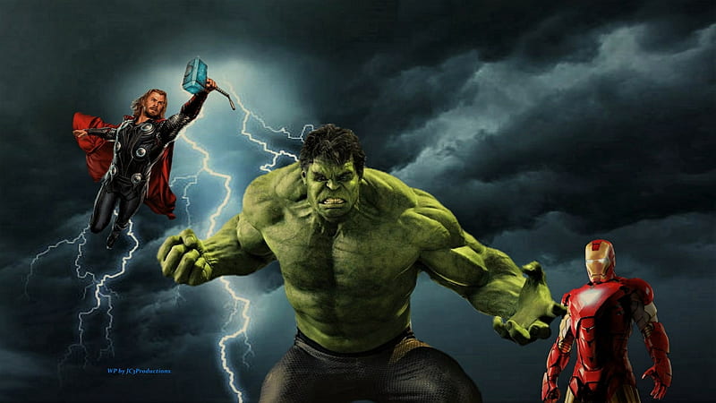 Marvel's Strongest I, backgrounds, nexus, thor, iron man, tony stark, Bruce  banner, HD wallpaper | Peakpx