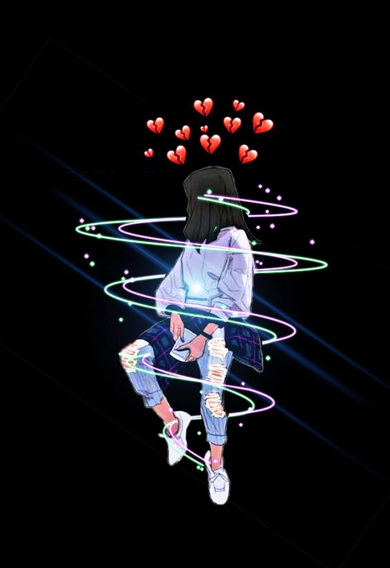 Anime Broken Heart Girl Painting, HD phone wallpaper | Peakpx