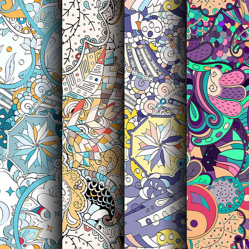 texture, pattern, digital art, colorful, HD phone wallpaper