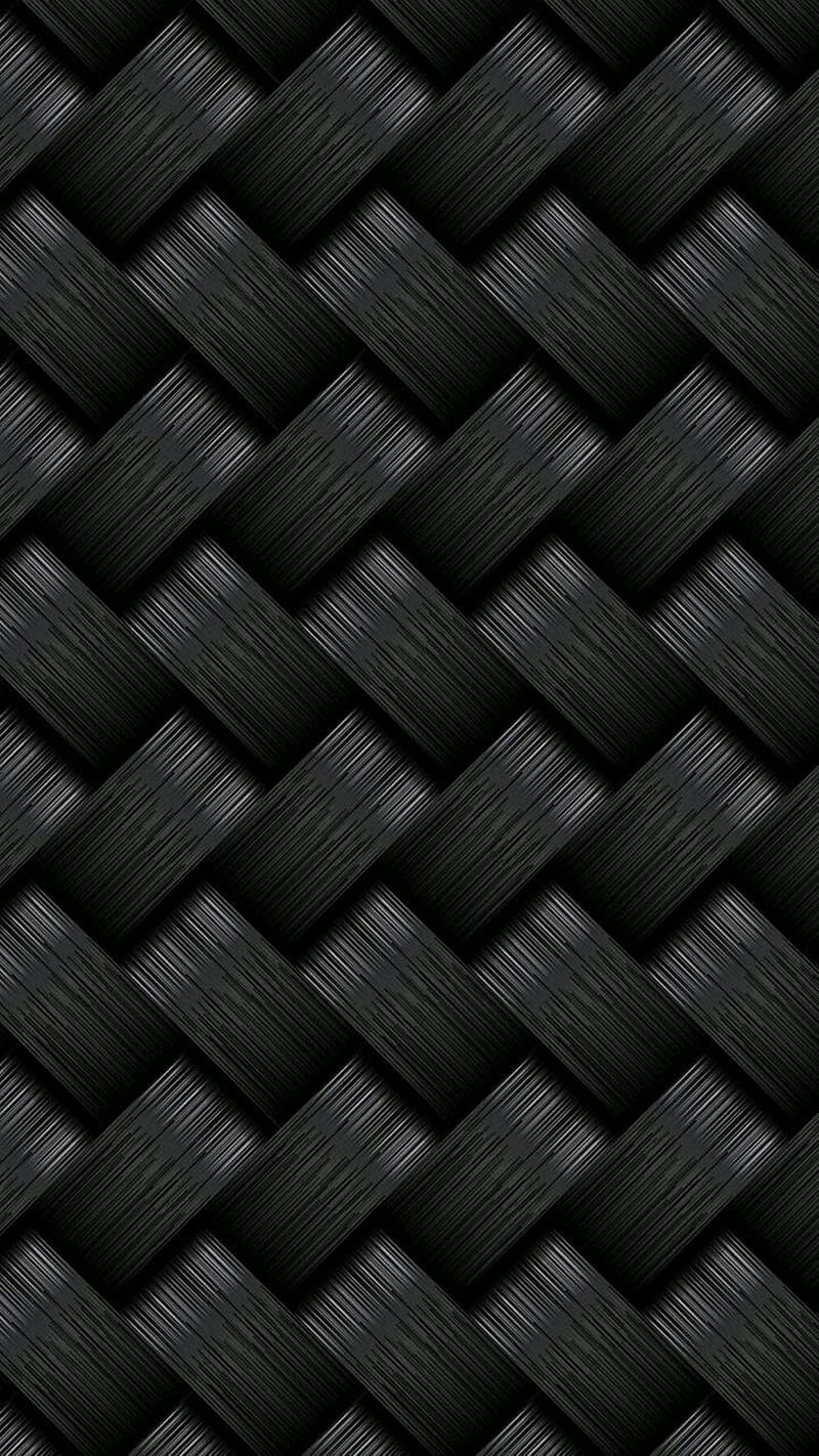 Black Weave, pattern, HD phone wallpaper