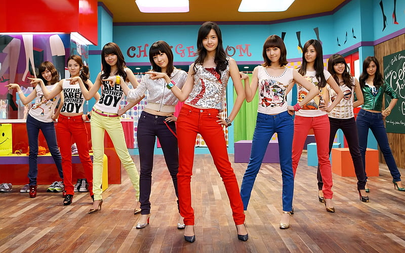 Girls Generation-beautiful girls idols combination, HD wallpaper