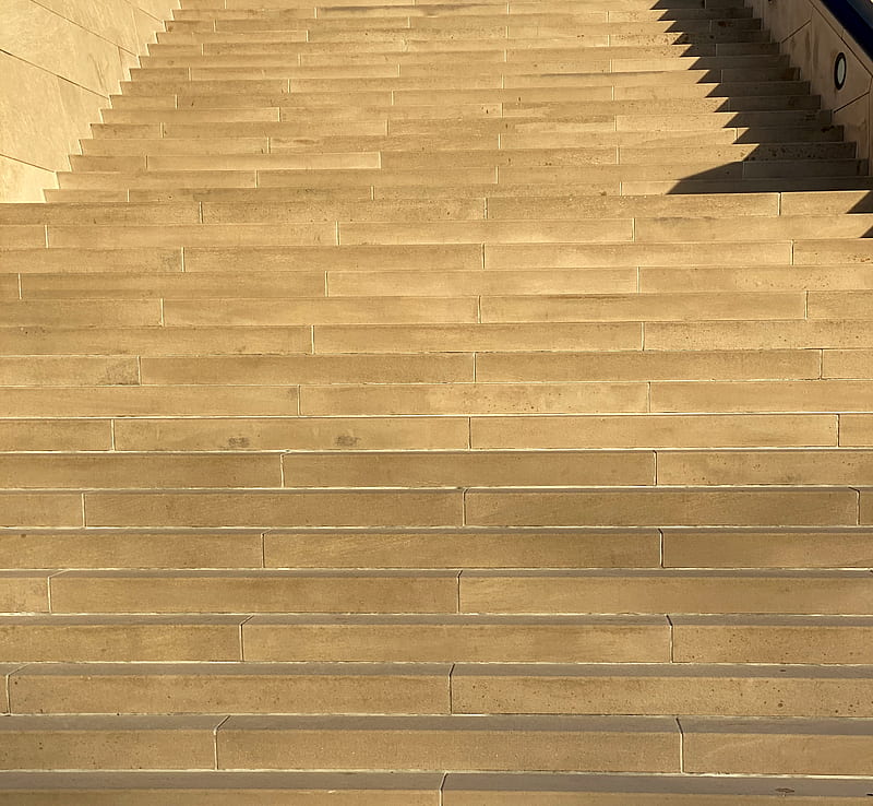 Brown Concrete Stairs, HD wallpaper