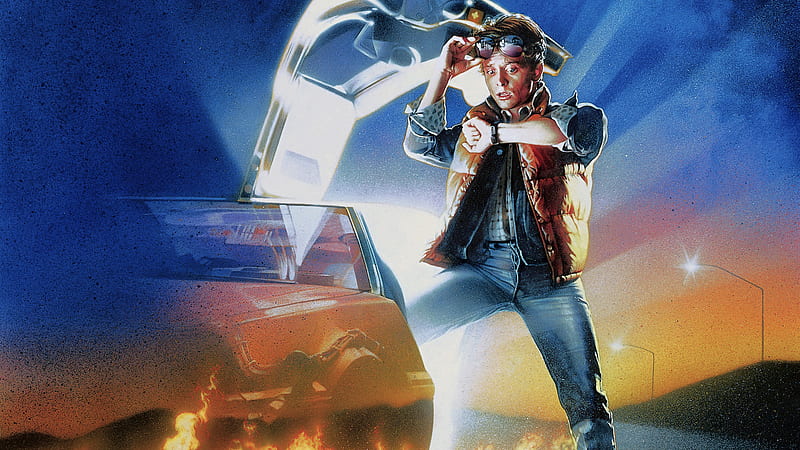 Back To The Future, Marty McFly, Michael J. Fox, HD wallpaper