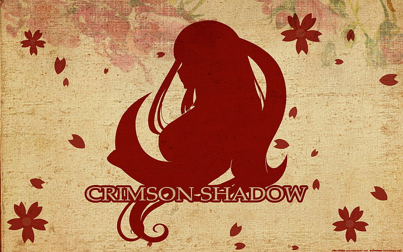 Crimson Shadow - Queen's Blade, red, blade, girl, queen, flower, red flower, queens blade, HD wallpaper