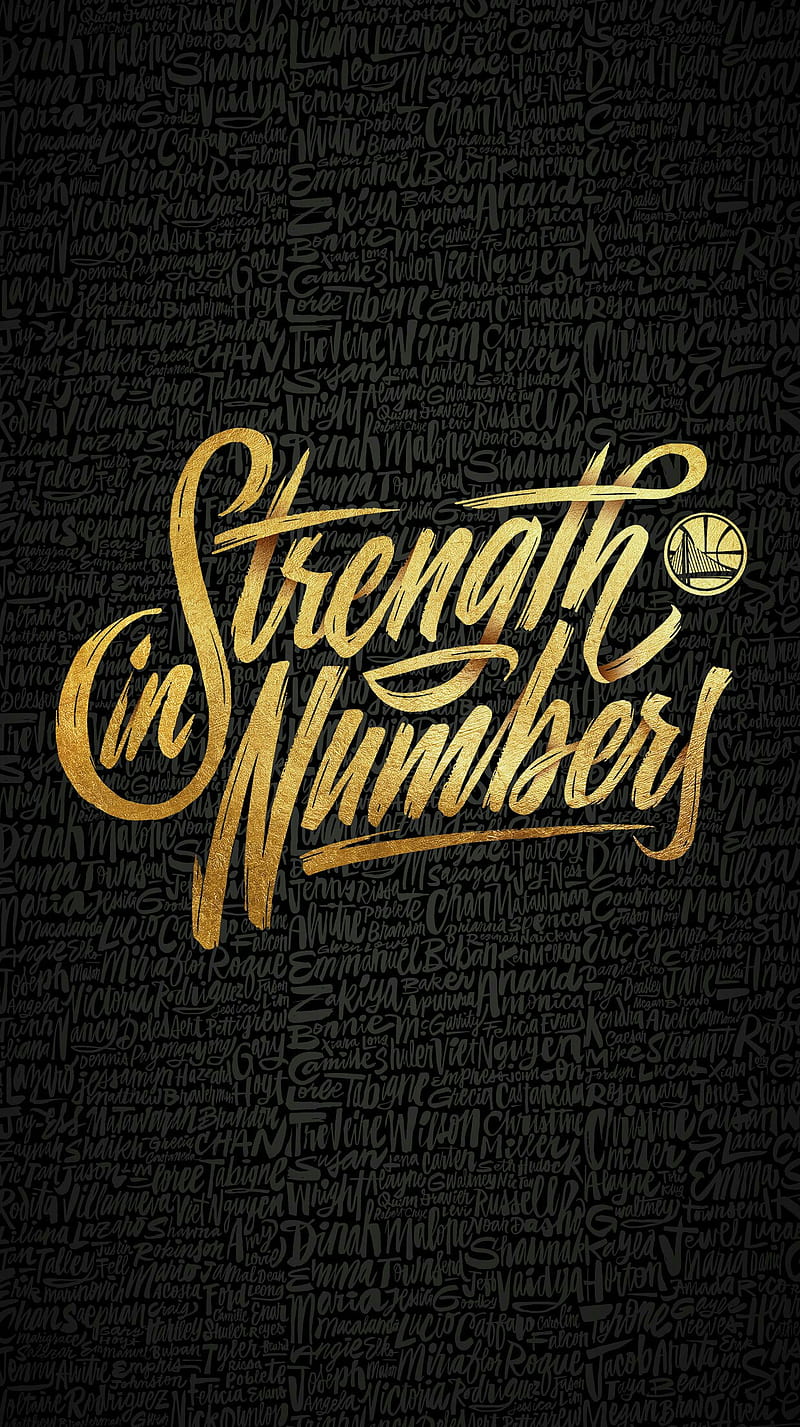 Golden State, in, numbers, strength, warriors, HD phone wallpaper