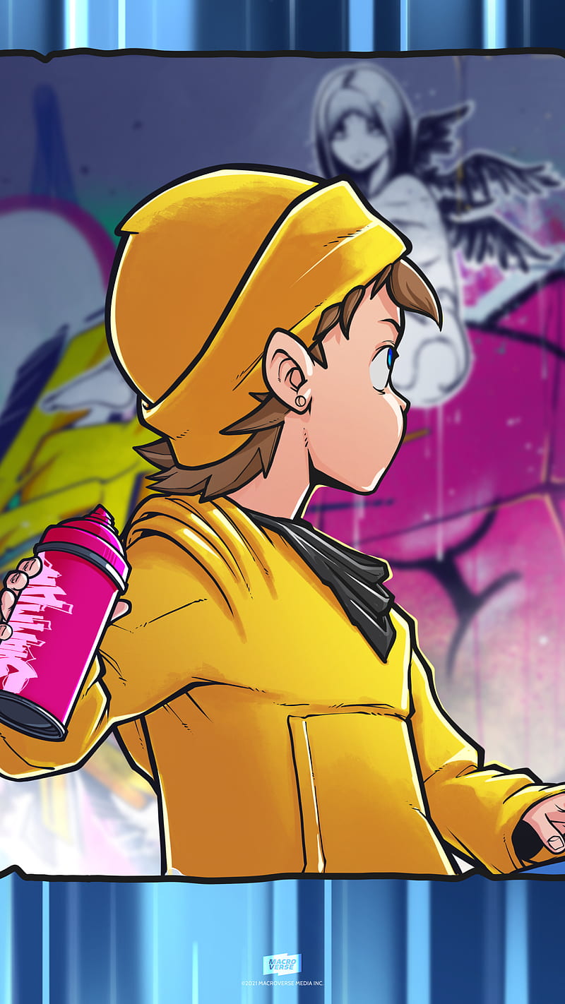Aerosol - Street Angel, anime, art, comic, grafitti, illustration, manga, webtoon, HD phone wallpaper