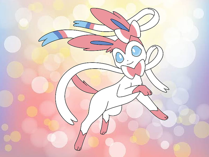 I use this Sylveon wallpaper on my iPhone Made by pointy starz  Cute  pikachu Sylveon Cute home screen wallpaper