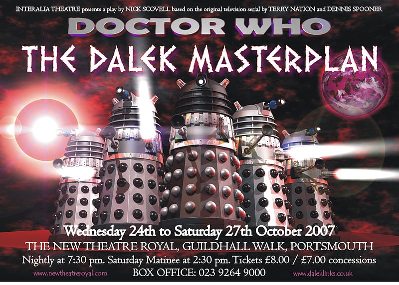 doctor who dalek master plan