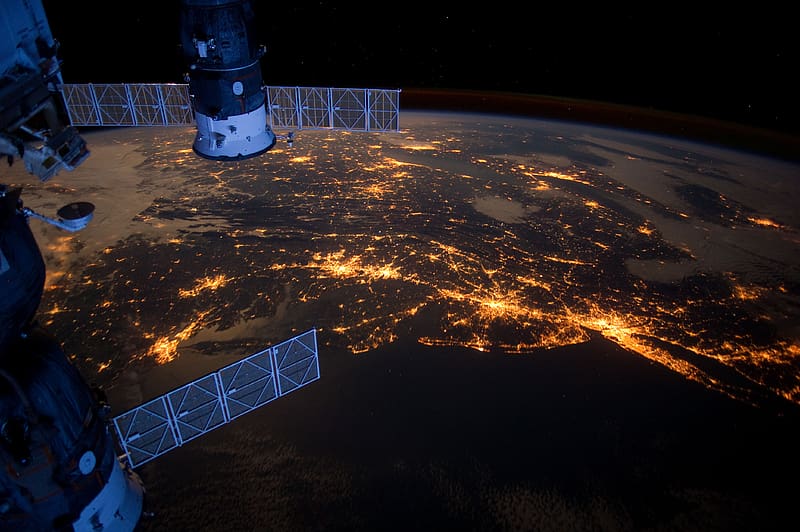 From Space, International Space Station, HD wallpaper
