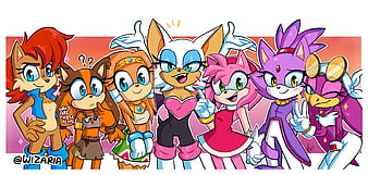 Imagem de Photo Sonic,Shadow,Amy Rose and Silver #132398246