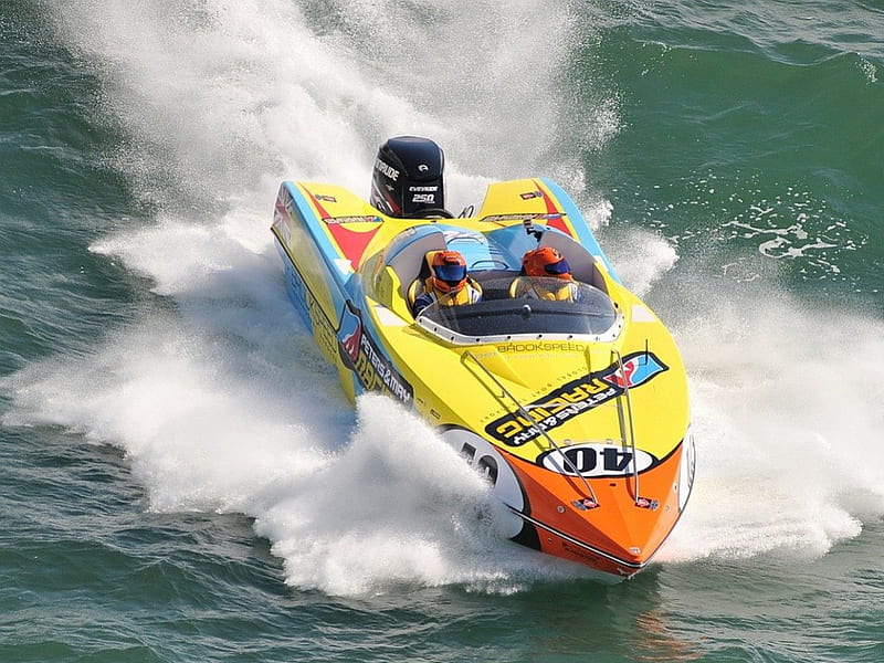 P1 Superstock Power Boat, power, race, thrill, boat, HD wallpaper