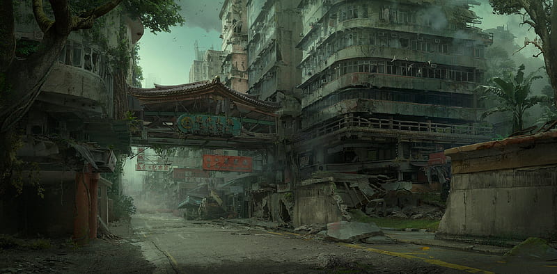 Sci Fi, Post Apocalyptic, City, Ruin, HD wallpaper