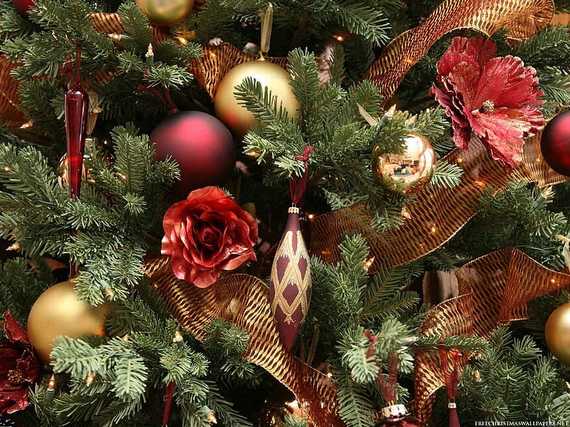 Artafical Christmas Tree, Christmas, Tree Artificial, HD wallpaper
