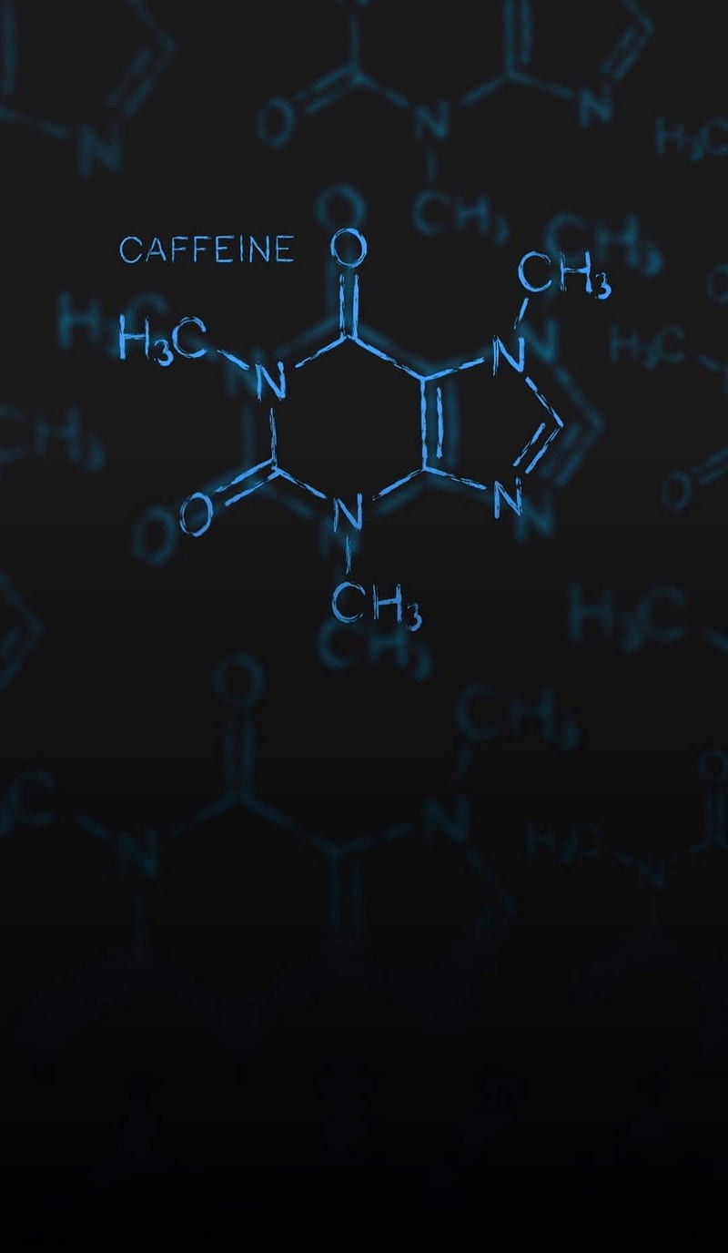 Chemistry , black, blue, blur, caffeine, deep, HD phone wallpaper