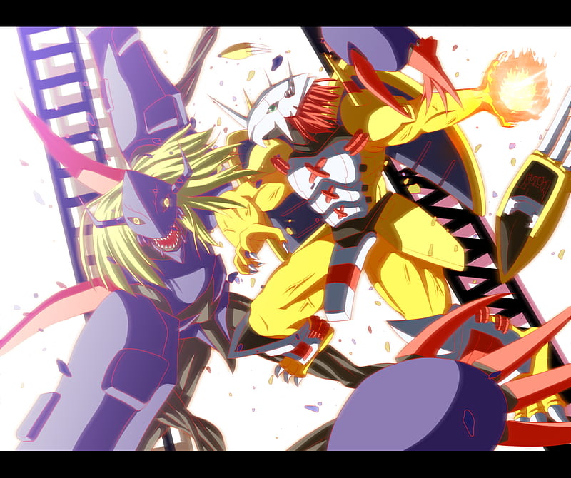 Battle 1, wargreymon, bonito, anime, digimon, HD wallpaper