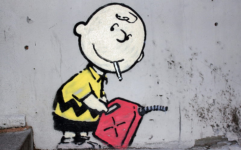 charlie brown peanuts-Personalized Graffiti Art, HD wallpaper