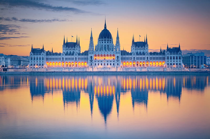 Hungarian Parliament Building, world, beautiful-places, HD wallpaper
