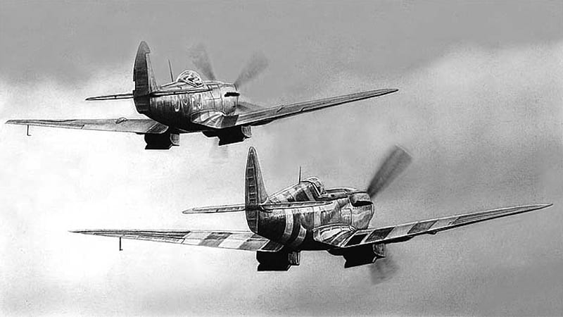 Two Spitfires, guerra, battle, flight, planes, spitfire, vintage, HD wallpaper