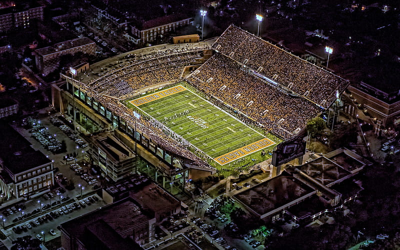 MM Roberts Stadium, The Rock, Southern Miss Golden Eagles Stadium, Hattiesburg, Mississippi, NCAA, Southern Miss Golden Eagles, American football stadium, USA, The University of Southern Mississippi, HD wallpaper
