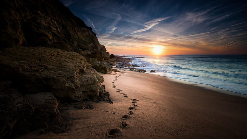 Footsteps Sand Images - Free Download on Freepik
