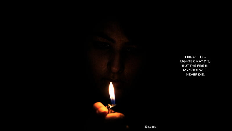 Right way, candle, candles, creates, dark, fire, flame, light, lighter, quote, HD wallpaper