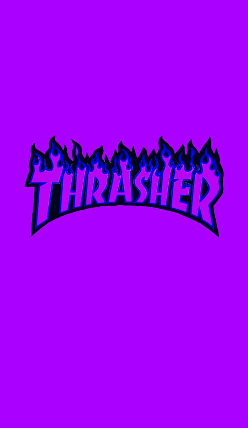 Thrasher Purple Hd Phone Wallpaper Peakpx