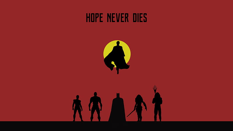 Justice League Hope Never Dies, justice-league, wonder-woman, batman, aquaman, cyborg, flash, superman, movies, 2017-movies, artwork, HD wallpaper