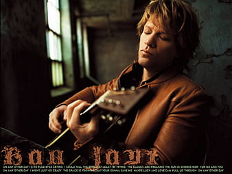 Jon Bon Jovi Guitar, male, guitar, people, bon jovi, hot, jon bon jovi,  rocker, HD wallpaper | Peakpx