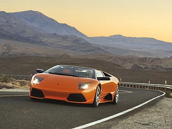 LP640, outside, desert, automobile, hot, lamborghini, evening, HD wallpaper  | Peakpx