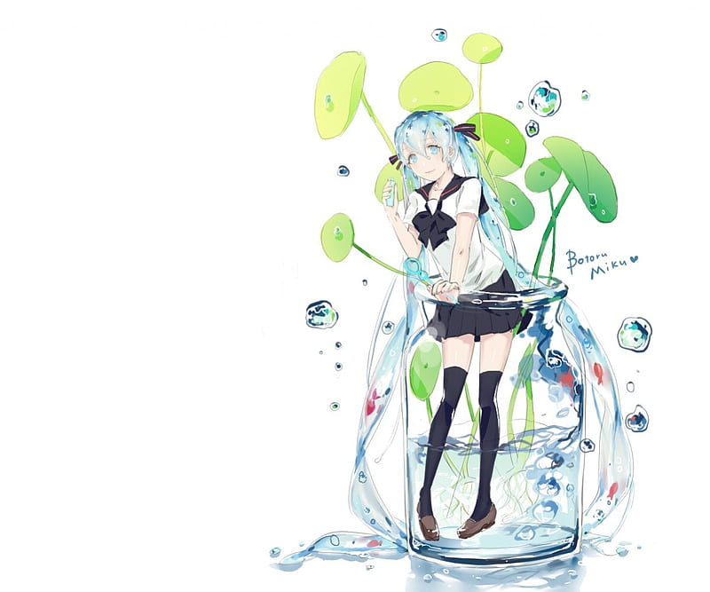 Anime-style single material empty bottle - Stock Illustration [68014244] -  PIXTA