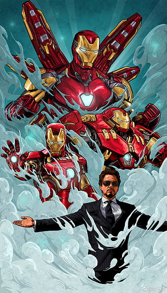 The Avengers Anime Series Iron Man by LuisF47 on DeviantArt