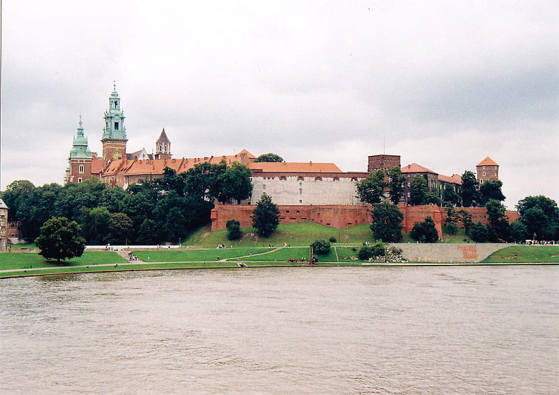 Wawel Castle & River Vistula, castles, cracow, poland, krakow, HD wallpaper