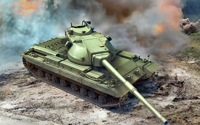 FV 214 Conqueror, british heavy tank, old tanks, armored vehicles, HD wallpaper