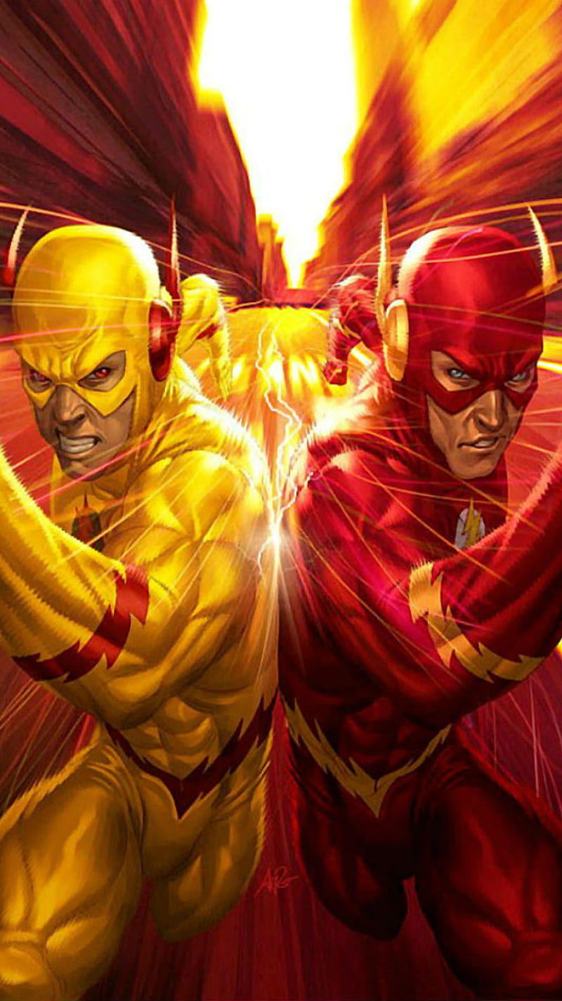 Flash - Anti-Flash, anti, comic, dc, fast, good, great, hero, marvel, speed, super, HD phone wallpaper