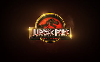 Jurassic Park Logo, jurassic-park, logo, movies, HD wallpaper