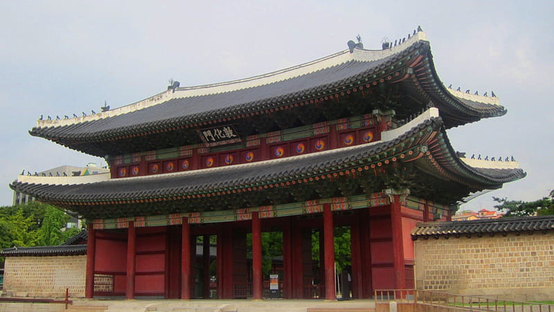 Dunhua Gate, Architecture, History, Korea, World Heritage, Historical sites, HD wallpaper
