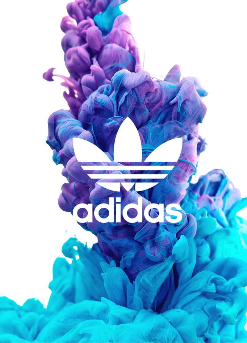 adidas, blue, logos, esports, white, HD phone wallpaper