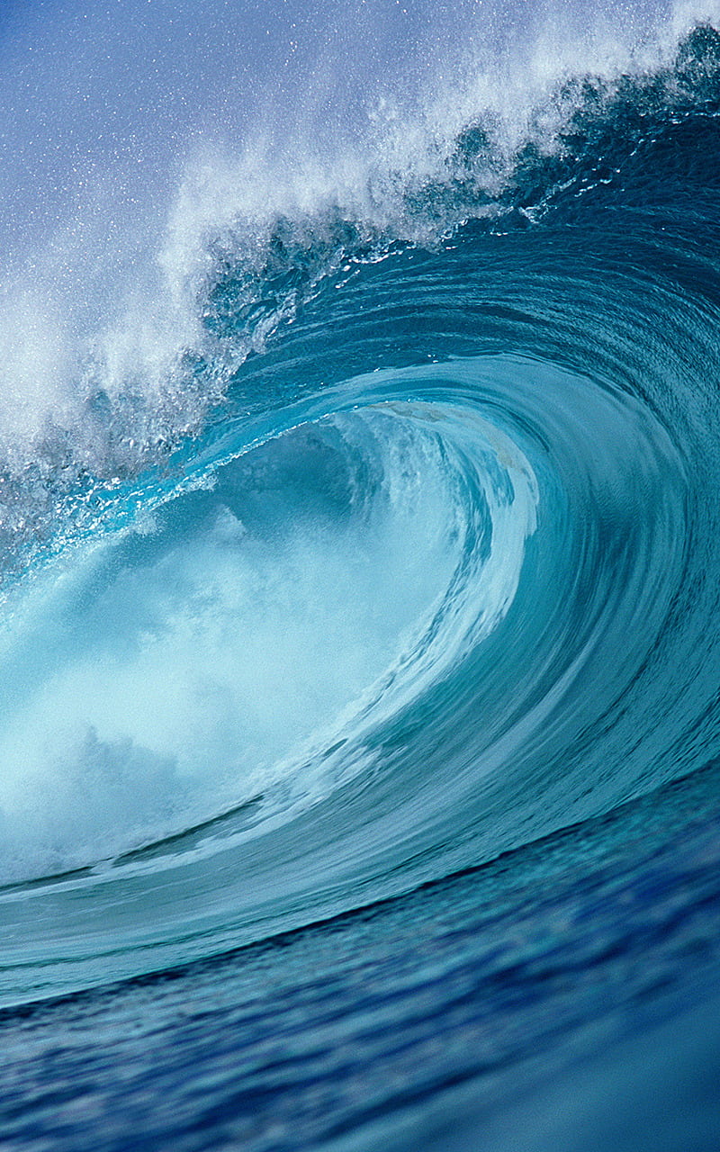 Ocean Waves Wallpaper 4K Aerial view Blue Water Nature 4605