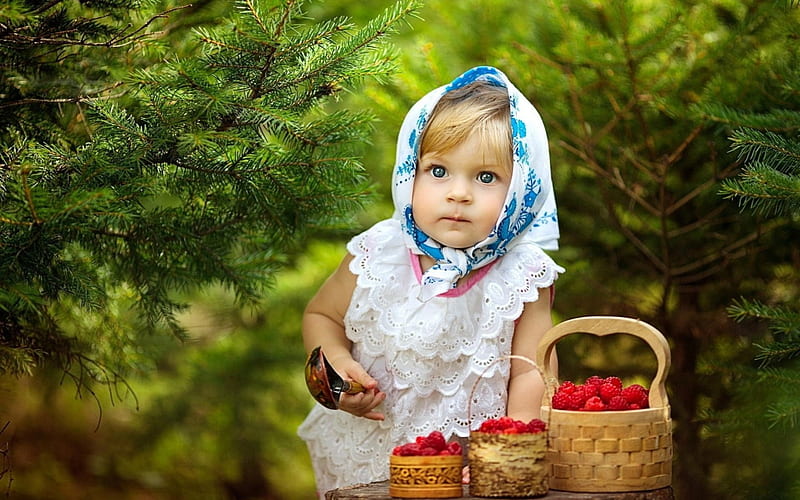 little girl, pretty, Strawberries, adorable, sightly, sweet, nice, beauty, face, child, bonny, lovely, pure, blonde, baby, cute, white, little, Nexus, bonito, dainty, kid, graphy, fair, green, people, pink, Belle, Fruit, comely, Standing, girl, Fields, nature, Tree, childhood, HD wallpaper