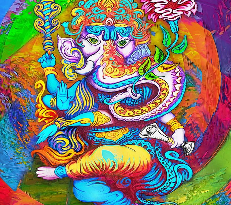Shree Ganesh, ganesh, ganesh ji, ganpati bappa, god, lord, om, HD wallpaper