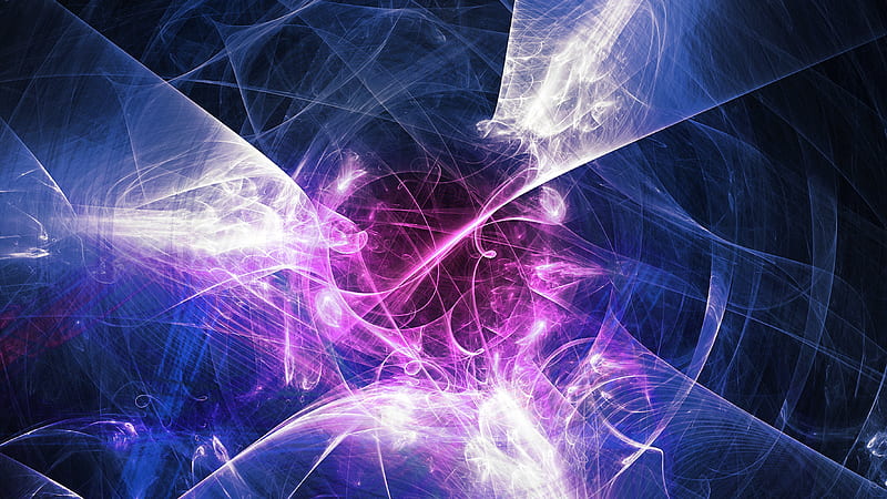 Abstract , background, blue, blur, colorful, crazy, flames, lighting, purple, space, HD wallpaper