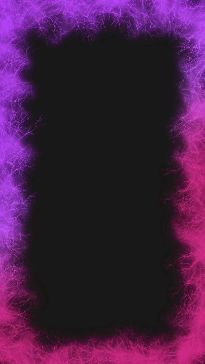 Gradient Electro 03, FMYury, abstract, black, color, colorful, colors, electric, frame, lines, neon, pink, power, purple, red, sides, ultraviolet, violet, HD phone wallpaper